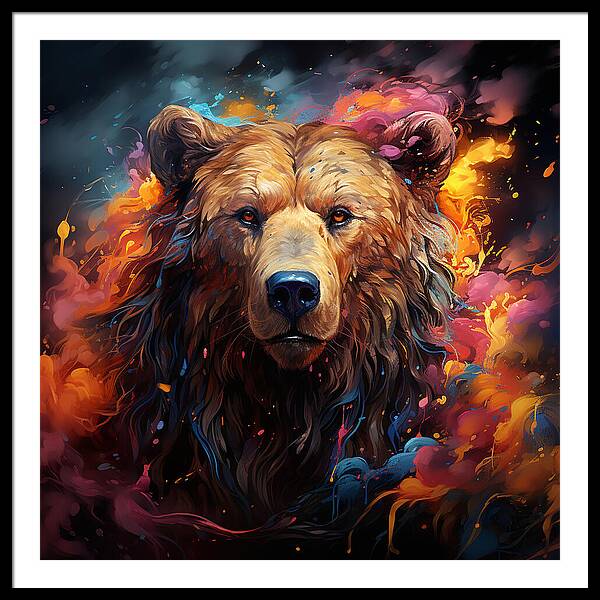 Bear Awakening - Framed Print