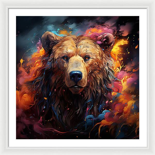 Bear Awakening - Framed Print