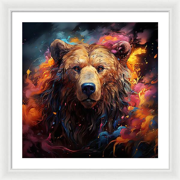 Bear Awakening - Framed Print