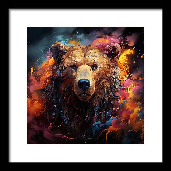 Bear Awakening - Framed Print