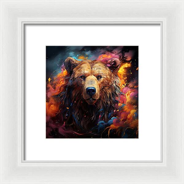 Bear Awakening - Framed Print