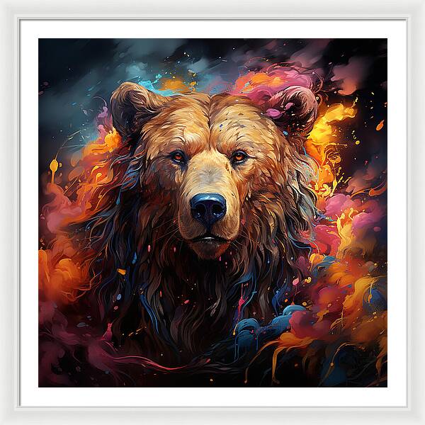 Bear Awakening - Framed Print