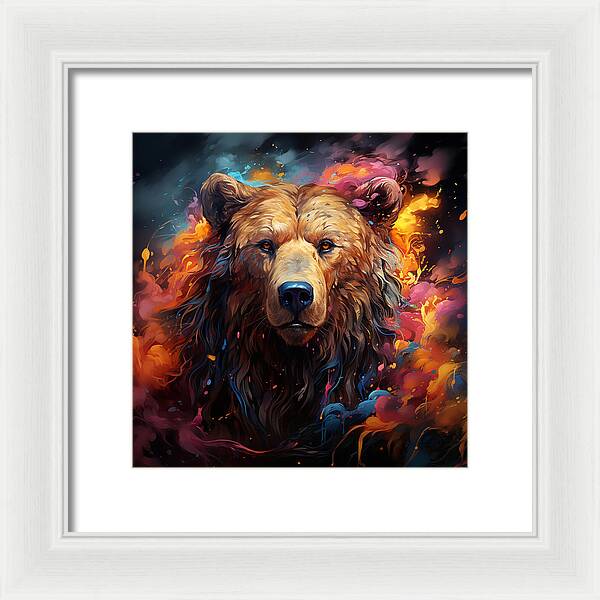Bear Awakening - Framed Print