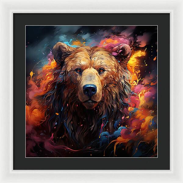 Bear Awakening - Framed Print
