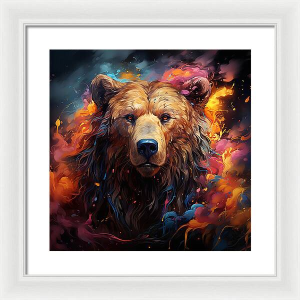 Bear Awakening - Framed Print
