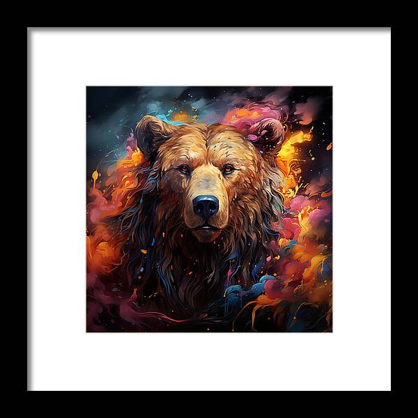 Bear Awakening - Framed Print