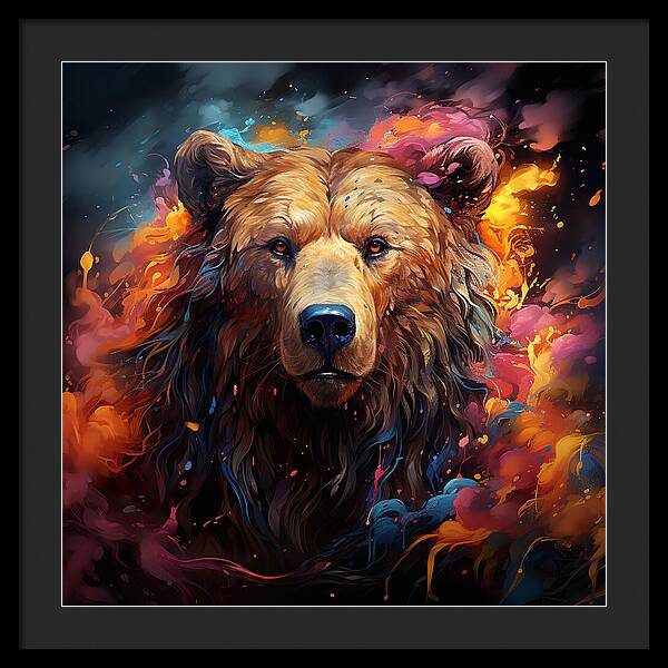 Bear Awakening - Framed Print