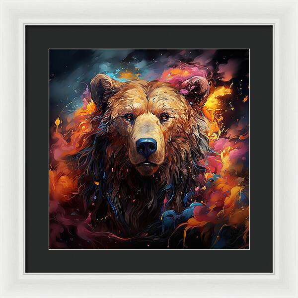 Bear Awakening - Framed Print