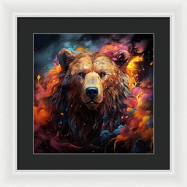 Bear Awakening - Framed Print