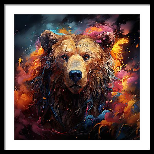 Bear Awakening - Framed Print