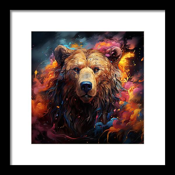 Bear Awakening - Framed Print