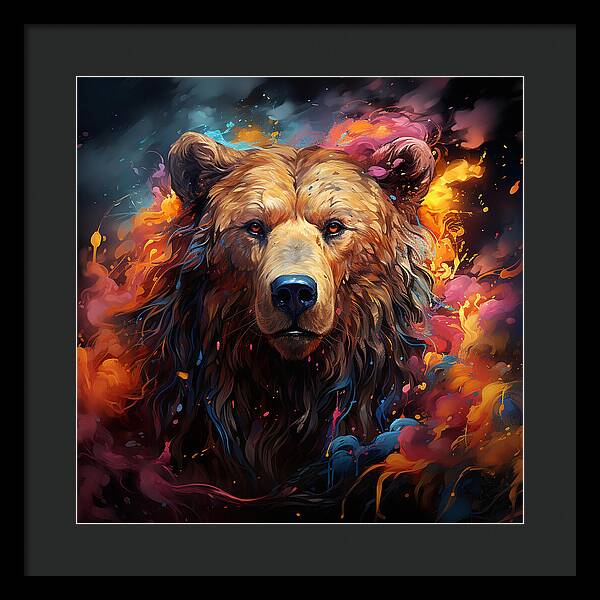 Bear Awakening - Framed Print
