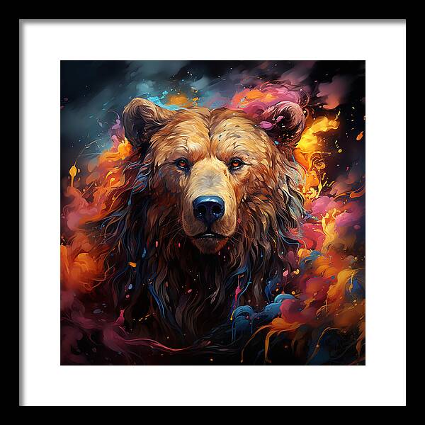 Bear Awakening - Framed Print