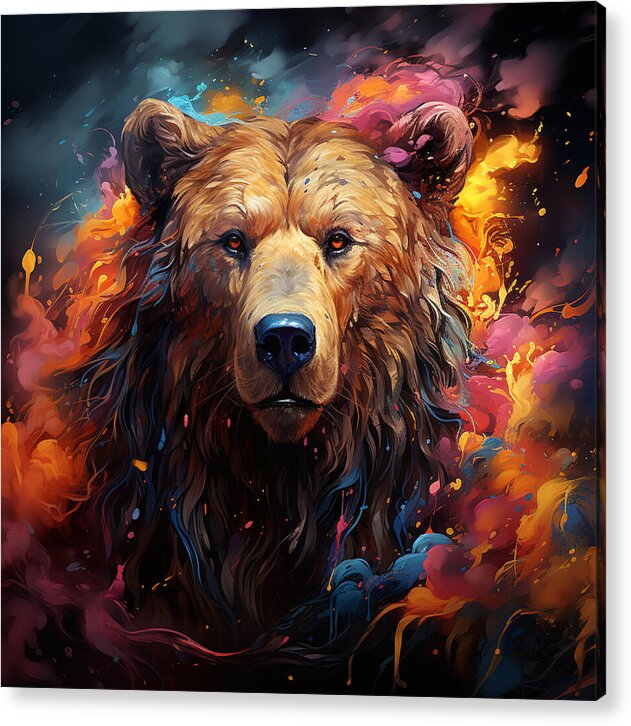 Bear Awakening - Acrylic Print