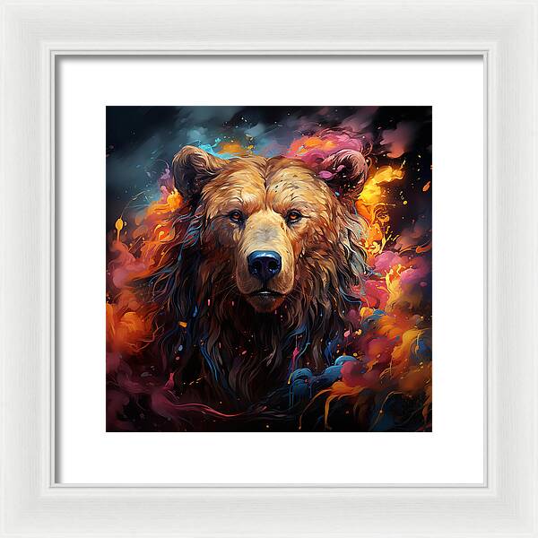 Bear Awakening - Framed Print