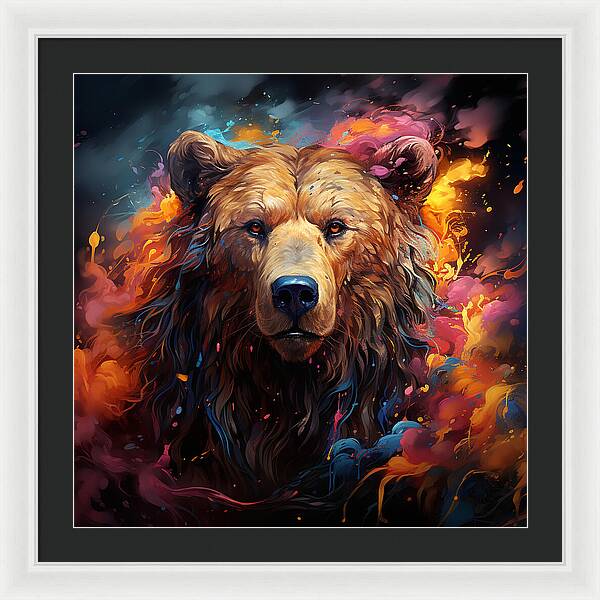 Bear Awakening - Framed Print