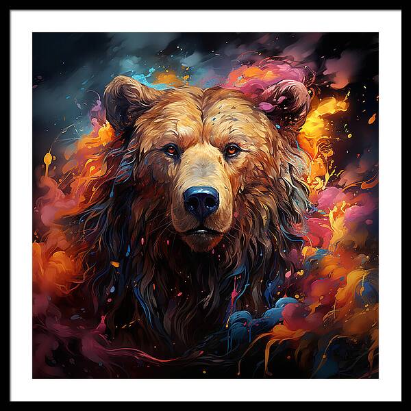 Bear Awakening - Framed Print