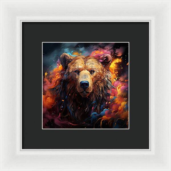 Bear Awakening - Framed Print
