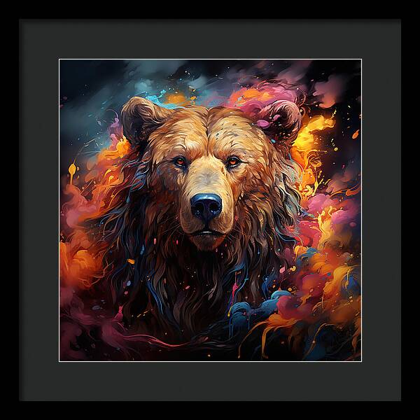 Bear Awakening - Framed Print