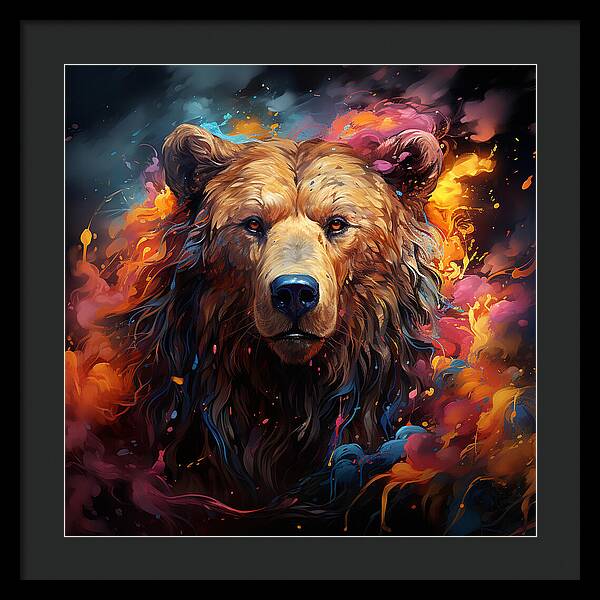 Bear Awakening - Framed Print