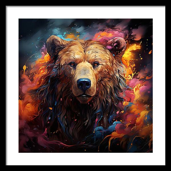 Bear Awakening - Framed Print