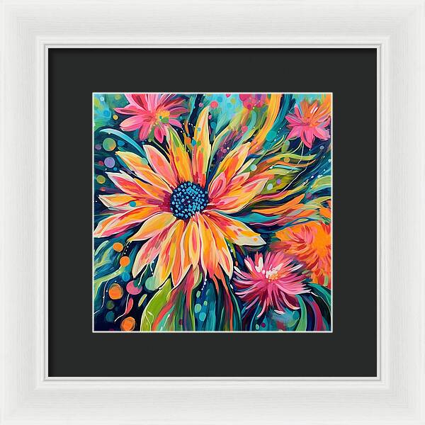 Blaze of Blooms - Framed Print