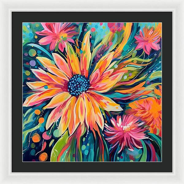 Blaze of Blooms - Framed Print