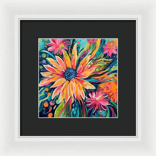 Blaze of Blooms - Framed Print