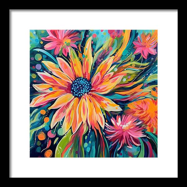 Blaze of Blooms - Framed Print