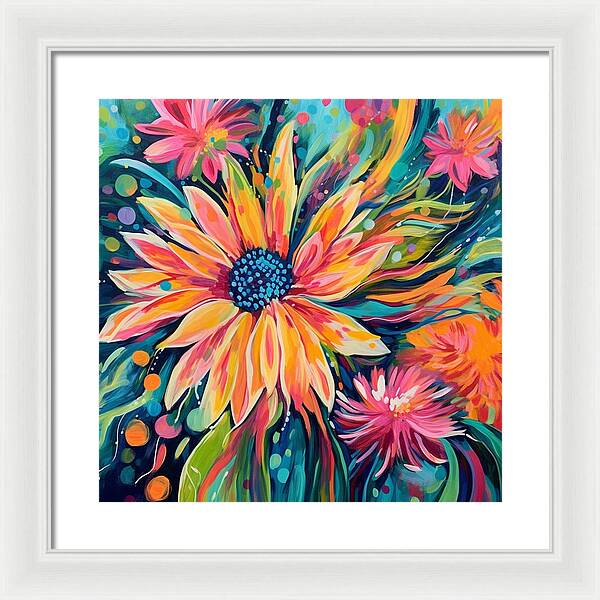 Blaze of Blooms - Framed Print
