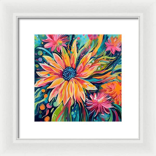 Blaze of Blooms - Framed Print