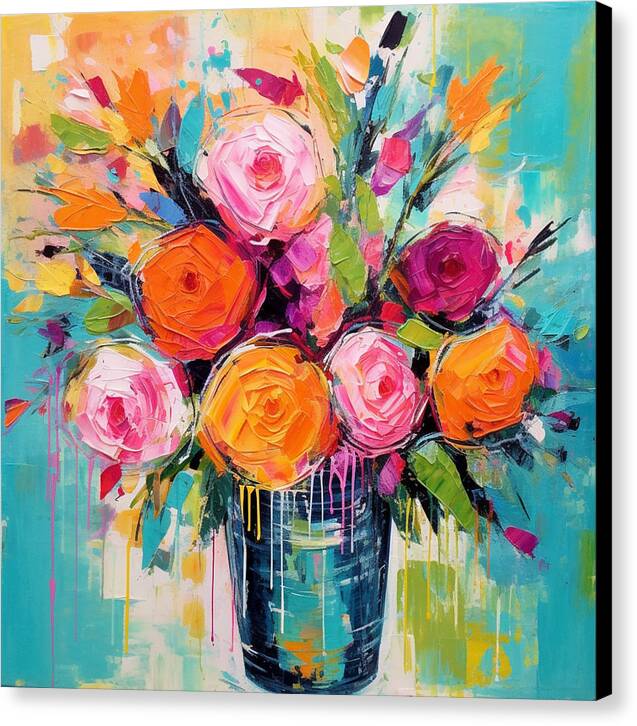 Blossom Burst - Canvas Print