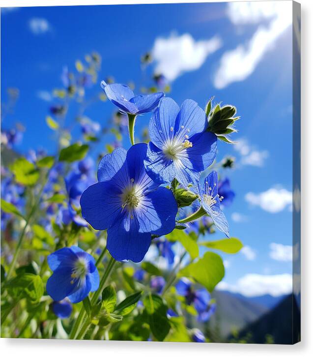 Blue Beauty - Canvas Print