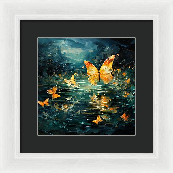 Butterfly Twilight - Framed Print