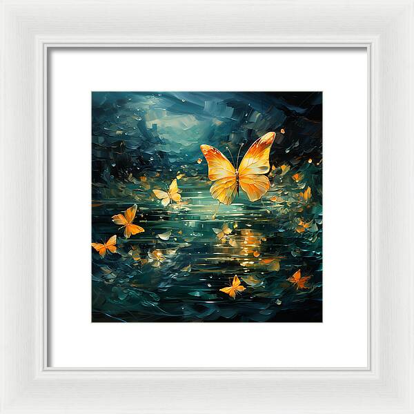 Butterfly Twilight - Framed Print