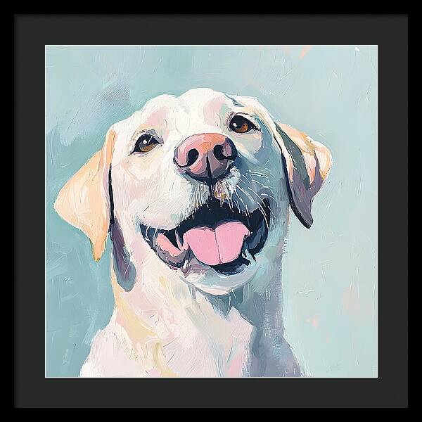Canine Bliss - Framed Print