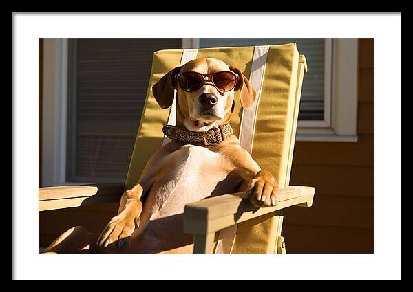 Canine Chillout - Framed Print