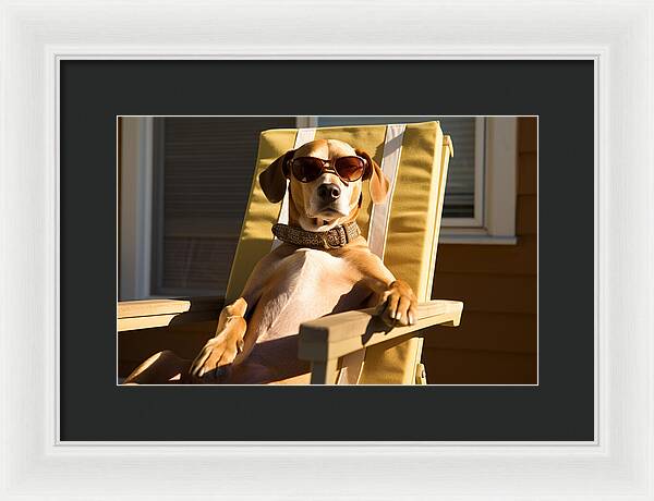 Canine Chillout - Framed Print