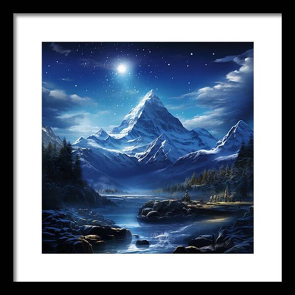 Celestial Tranquility - Framed Print