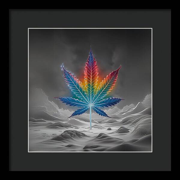 Chromatic Chronic - Framed Print