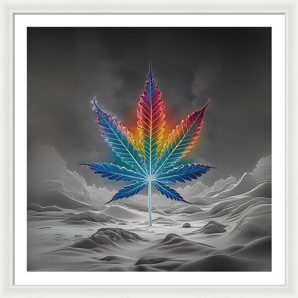 Chromatic Chronic - Framed Print