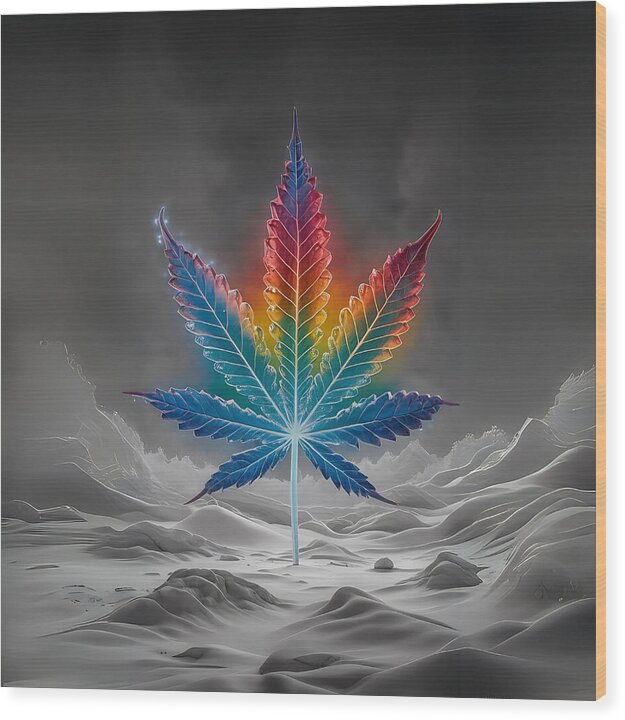 Chromatic Chronic - Wood Print