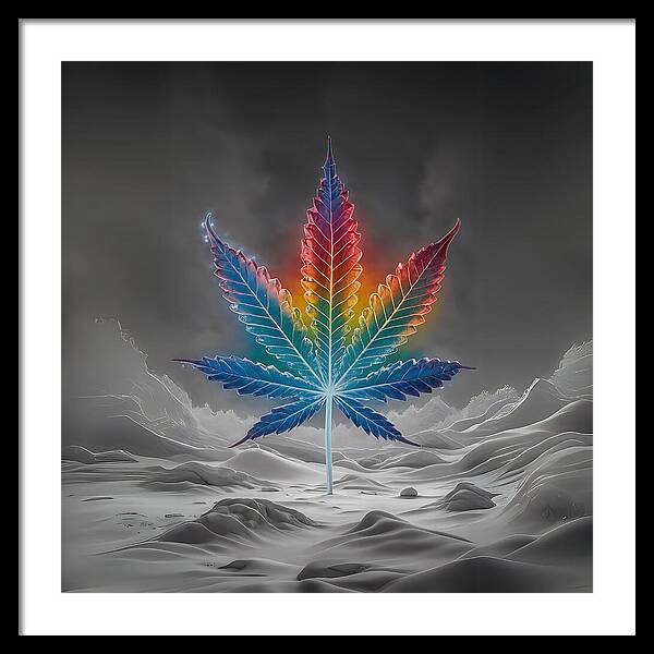 Chromatic Chronic - Framed Print