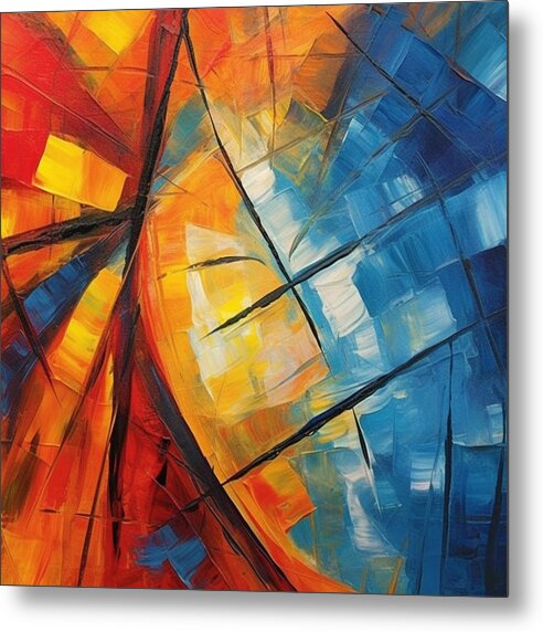 Color Burst - Metal Print