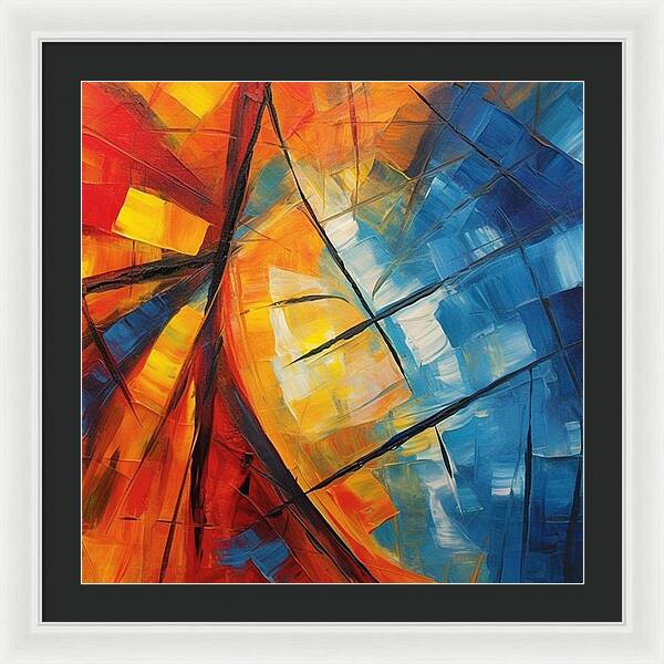 Color Burst - Framed Print