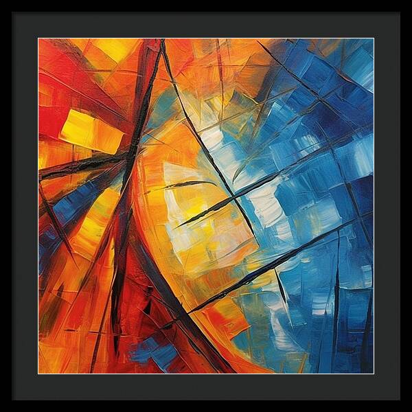 Color Burst - Framed Print