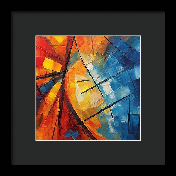 Color Burst - Framed Print