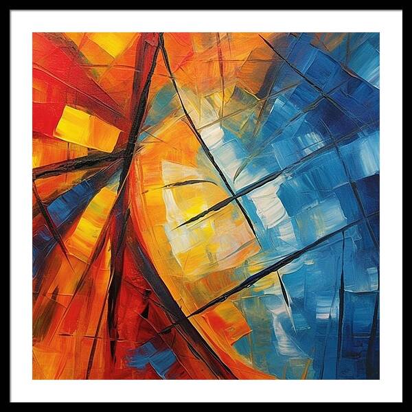 Color Burst - Framed Print