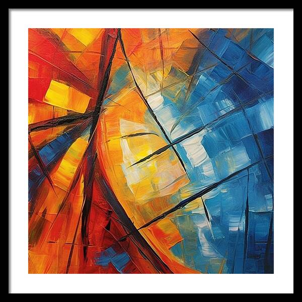 Color Burst - Framed Print