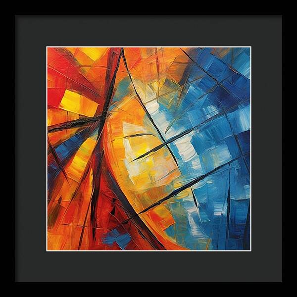 Color Burst - Framed Print